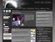 Tablet Screenshot of blacksunjournal.com